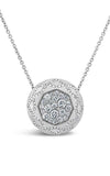 Hulchi Belluni Solitary Collection 18K White Gold Pendant with diamonds (80283 -WW) | Bandiera Jewellers Toronto and Vaughan