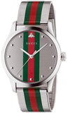 GUCCI G-Timeless Silver Dial Stainless Steel Watch YA126284 | Bandiera Jewellers Toronto and Vaughan