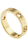 GUCCI ICON 18k Yellow Gold with Star Detail Ring YBC607339001015 | Bandiera Jewellers Toronto and Vaughan