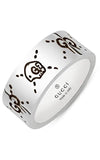 GUCCI  Gucci Ghost Aureco Black Silver Ring YBC455318001 | Bandiera Jewellers Toronto and Vaughan