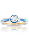 Wellendorff Thank You For. Aqua Ring 607359 | Bandiera Jewellers Toronto and Vaughan