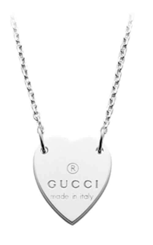GUCCI Sterling Silver love Britt Heart Pendant Necklace | eBay