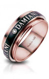 Damiani Twister Ring Rose Gold and Brown Enamel (20027244) | Bandiera Jewellers Toronto and Vaughan