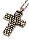 Damiani Metropolitan Dream Brown Gold & Diamonds Cross Pendant (20038923) | Bandiera Jewellers Toronto and Vaughan