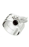 Montblanc Boheme Ring Silver, Onyx and Rock Crystal Ring (MB123) | Bandiera Jewellers Toronto and Vaughan