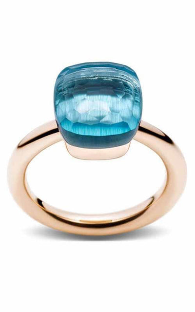 Pomellato Nudo Ring Blue Topaz large (PAB2010O6000000OY) | Bandiera Jewellers Toronto and Vaughan