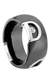 Damiani D.Icon Ring Black Ceramic, White Gold and Diamond (20045782) | Bandiera Jewellers Toronto and Vaughan