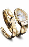 Bulgari Serpenti Single-Twirl Yellow Gold and Diamonds Ladies Watch (101924) | Bandiera Jewellers Toronto and Vaughan