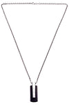 Montblanc Silver Collection Silver and Titanium Necklace (102698) | Bandiera Jewellers Toronto and Vaughan