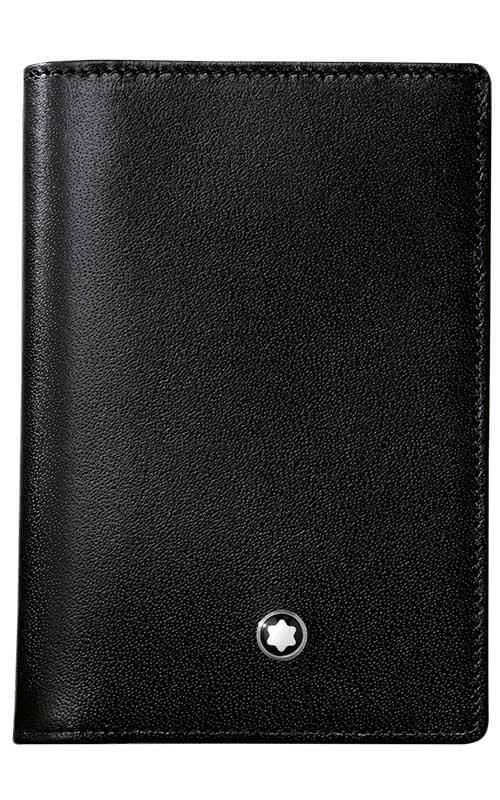 Montblanc Sartorial Money-clip Logo-embellished Grained-leather Wallet in  Black