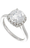Bandiera Jewellers Engagement Ring with Halo 0.35ct