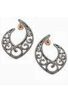Mimi Arabesque Earring Silver, Rose Gold and Diamonds (17531-BO-001)