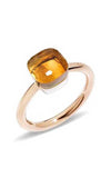 Pomellato Nudo Ring Rose Gold, White Gold and Madeira Quartz (A.B403/O6/OV) | Bandiera Jewellers Toronto and Vaughan