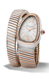 Bulgari Serpenti Tubogas Steel and Pink Gold Watch (102237) | Bandiera Jewellers Toronto and Vaughan