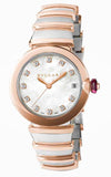 Bulgari LVCEA Ladies Steel and Gold Watch (102198) | Bandiera Jewellers Toronto and Vaughan