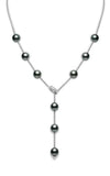 Mikimoto Necklace Pearls in Motion South Sea Pearls Black (PPL351BDW9) | Bandiera Jewellers Toronto and Vaughan