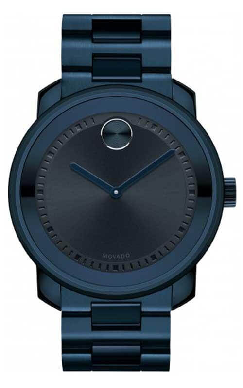 Movado bold blue online watch