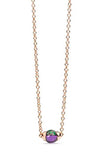 Pomellato M`ama Non M`ama Necklace Rose Gold, Amethyst and Tsavorite(PCB5020O7000000OI) | Bandiera Jewellers Toronto and Vaughan