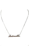BJ Classic Name Necklace White, Yellow or Pink Gold (BJ CLASSIC NAME)