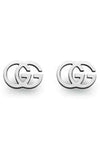 Gucci GG Tissue Stud White Gold Earrings (YBD09407400100U) | Bandiera Jewellers Toronto and Vaughan