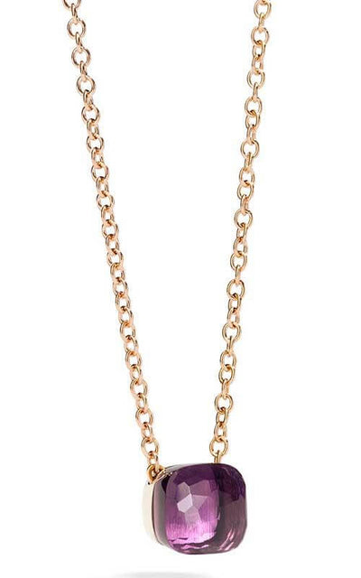 Pomellato Nudo Necklace Rose, White Gold and Amethyst (PCB6010O6000000OI) | Bandiera Jewellers Toronto and Vaughan