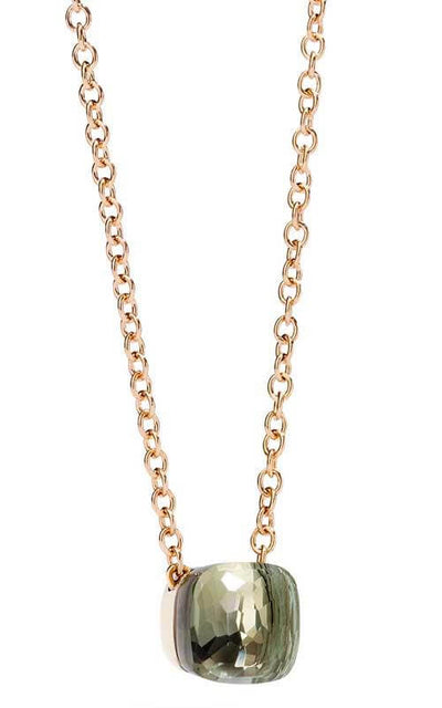 Pomellato Nudo Necklace Rose, White Gold and Prasiolite (F.B601/O6/PA) | Bandiera Jewellers Toronto and Vaughan