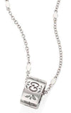 GUCCI Icon Blooms Necklace in White Gold and Enamel YBA43553300300U | Bandiera Jewellers Toronto and Vaughan