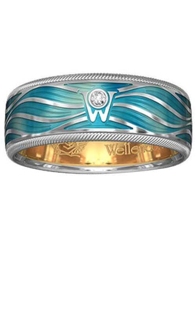 Wellendorff Magic Waves Gold and Diamonds Ring (607154) | Bandiera Jewellers Toronto and Vaughan