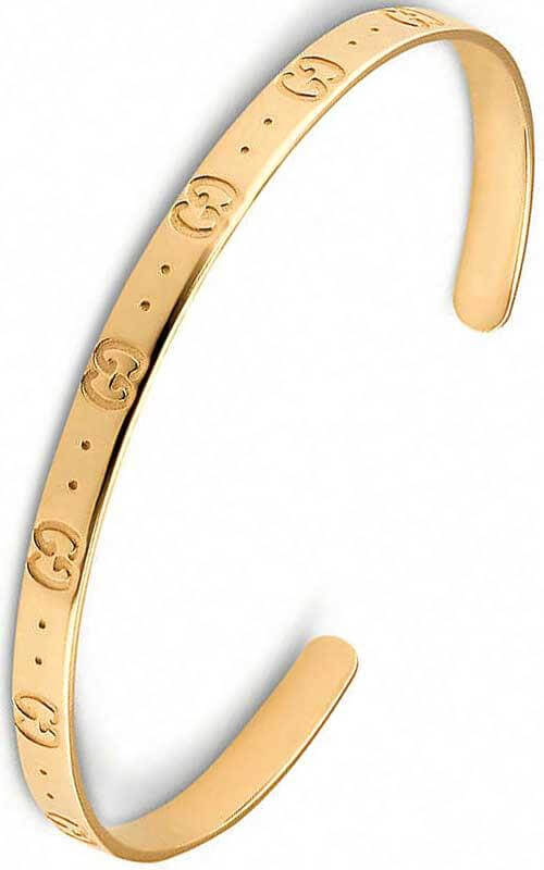 Gucci Icon Bangle Bracelet Yellow Gold (YBA434524001016) | Bandiera Jewellers Toronto and Vaughan