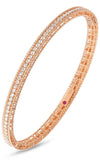 Roberto Coin Princess Bangle Diamonds and Rose Gold (7771359AXBAX) | Bandiera Jewellers Toronto and Vaughan