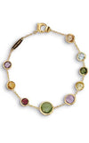 Marco Bicego Jaipur Bracelet Yellow Gold and Mixed Gemstones (BB1304-MIX01) | Bandiera Jewellers Toronto and Vaughan