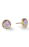 Marco Bicego Jaipur Earrings Yellow Gold and Amethyst (OB957-AL01) | Bandiera Jewellers Toronto and Vaughan