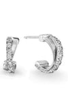 Marco Bicego Goa Earrings White Gold and Diamonds (OG330) | Bandiera Jewellers Toronto and Vaughan