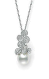 Mikimoto Fortune Leaves Pendant White South Sea Pearl (MPQ10032NDXW) | Bandiera Jewellers Toronto and Vaughan