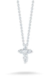 Roberto Coin Large Baby Cross White Gold and Diamonds Pendant (001154AWCHX0) | Bandiera Jewellers Toronto and Vaughan