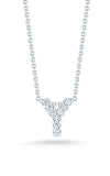 Roberto Coin Love Letter Y White Gold and Diamonds Pendant (001634AWCHXY) | Bandiera Jewellers Toronto and Vaughan