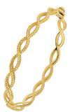Roberto Coin New Barocco Bangle Yellow Gold (7771047AYBA0) | Bandiera Jewellers Toronto and Vaughan