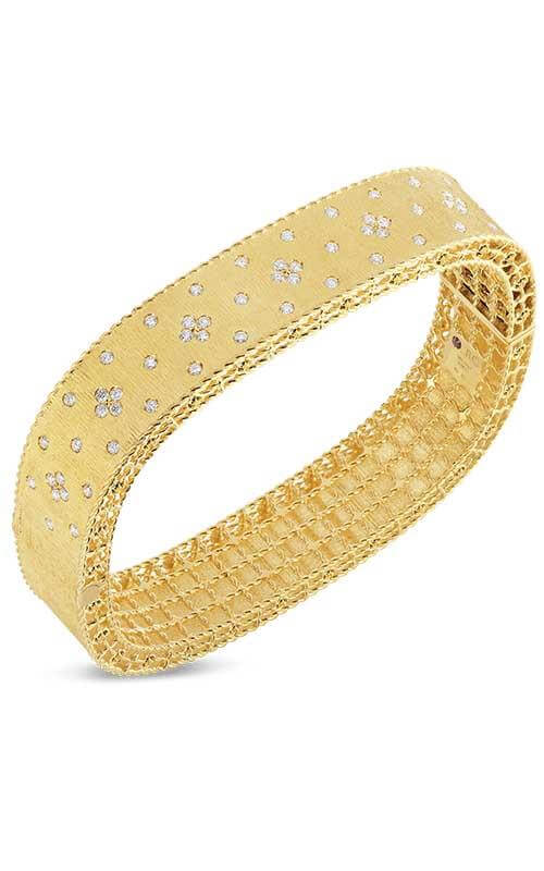 Roberto Coin Princess Bangle Yellow Gold and Diamond (7771195AYBAX) | Bandiera Jewellers Toronto and Vaughan