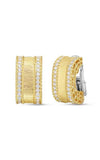 Roberto Coin Princess Earrings Yellow Gold and Diamond (7771206AYERX) | Bandiera Jewellers Toronto and Vaughan