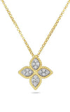 Roberto Coin Princess Flower Pendant Medium White Gold and Diamond (7771371AJCHX) | Bandiera Jewellers Toronto and Vaughan
