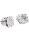 Roberto Coin Pois Mois Stud Earrings White Gold and Diamonds (777922AWERX0) | Bandiera Jewellers Toronto and Vaughan