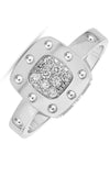 Roberto Coin Pois Mois Ring White Gold and Diamonds (777921AW65X0) | Bandiera Jewellers Toronto and Vaughan