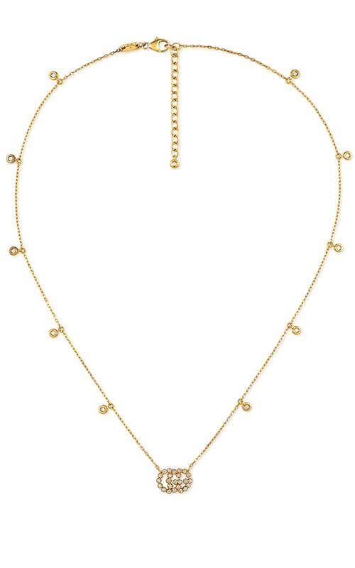 Gucci GG Running Necklace Medium Yellow Gold and Diamonds YBB48162400100U | Bandiera Jewellers Toronto and Vaughan