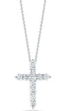 Roberto Coin Cross Pendant White Gold and Diamond (000856AWCHX0) | Bandiera Jewellers Toronto and Vaughan