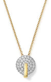 Roberto Coin Gold and Diamond Disk Necklace (8882315AX18X) | Bandiera Jewellers Toronto and Vaughan
