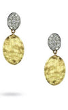 Marco Bicego Siviglia Earrings Yellow gold and Diamond (OB1289 B) | Bandiera Jewellers Toronto and Vaughan