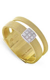 Marco Bicego Masai Ring 2 Row Yellow Gold and Diamond (AG324 B1) | Bandiera Jewellers Toronto and Vaughan
