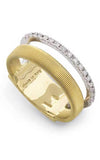 Marco Bicego Masai Ring Yellow, White Gold and Diamond (AG324 B) | Bandiera Jewellers Toronto and Vaughan