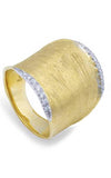 Marco Bicego Lunaria Ring Yellow Gold and Diamond (AB552 B) | Bandiera Jewellers Toronto and Vaughan