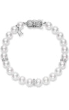 Mikimoto Akoya Pearl & Diamonds Bracelet (PDL85207WGS13) | Bandiera Jewellers Toronto and Vaughan
